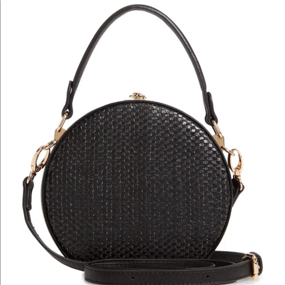 Sondra Roberts Handbags - SONDRA ROBERTS
Canteen Woven Faux Leather Crossbody Bag In Black